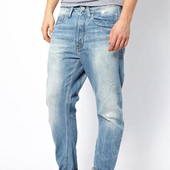 g star distressed jeans